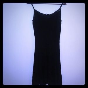 Black knit dress, medium